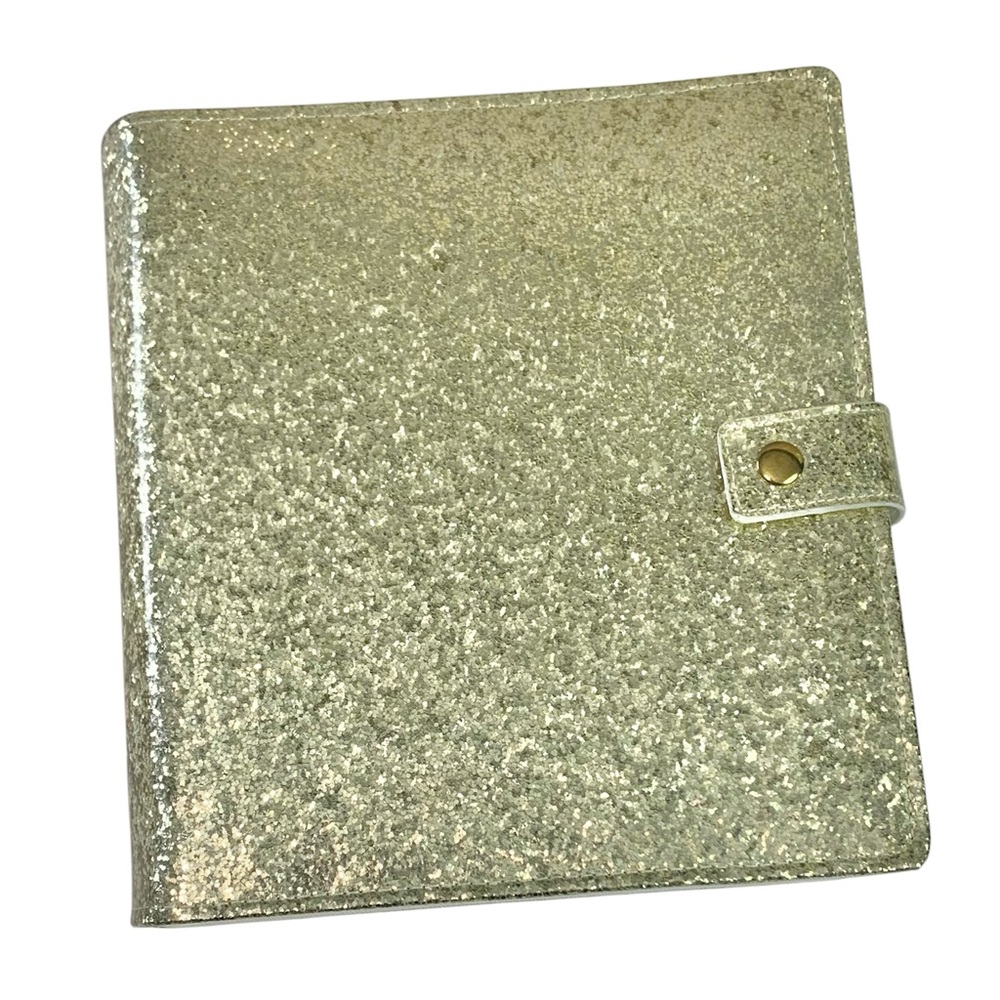 HEIDI SWAPP Glitter Gold Vertical Daily Planner 8x6